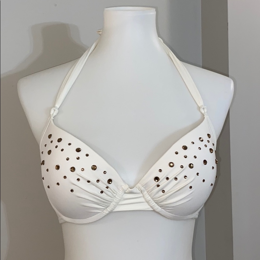 Jeweled bikini top size 8